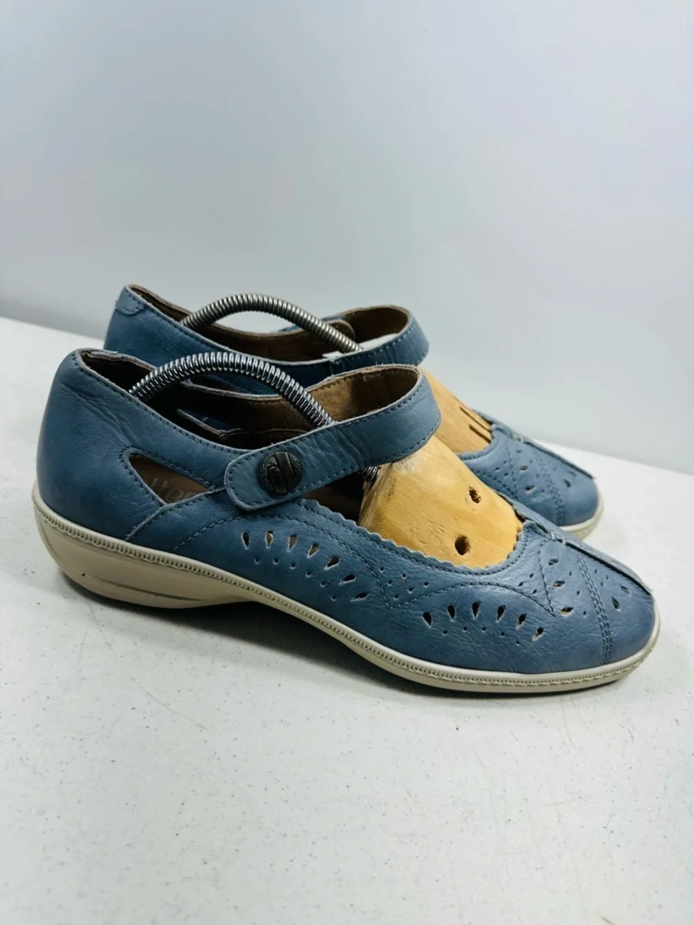 Womens Hotter Mary Jane Leather  Casual Shoes Sz 9